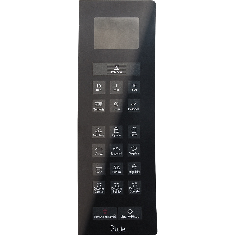 MEMBRANA MICROONDAS PANASONIC NNST674 ESPELHADA 21.28.094