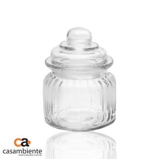 Pote De Vidro  600ml Porta Mantimento Café Açúcar Bala Tampa Hermético em Oferta na Shopee