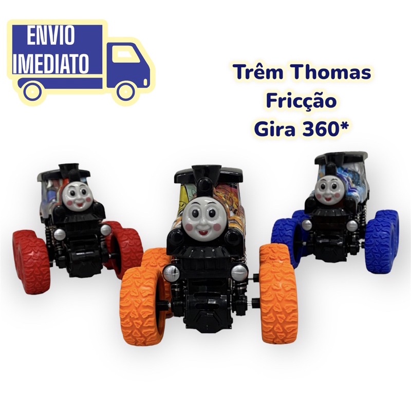 Carrinho Fricção Trem Thomas brinquedo desenho presente Natal