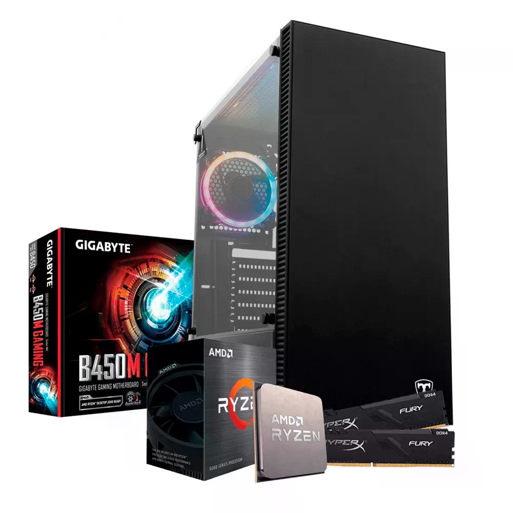 Pc Gamer Enifler Cube Amd Ryzen 5 5600G, B450M, 16Gb Ram, Ssd 240Gb ...