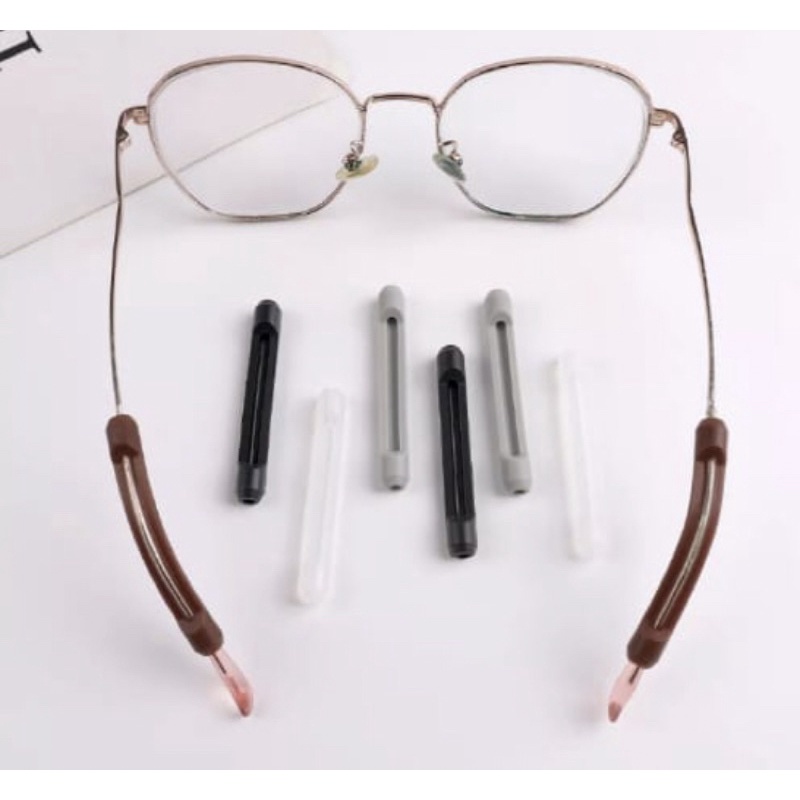 Par de ponteira de silicone - suporte de orelha antiderrapante