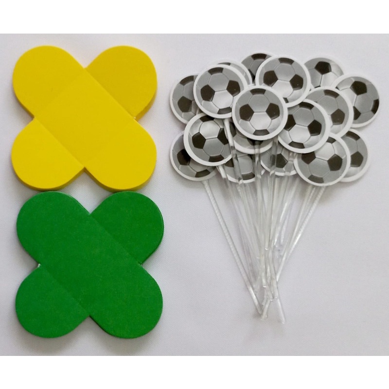 TOPPERS BRASIL COPA DO MUNDO + FORMINHAS em Oferta na Shopee