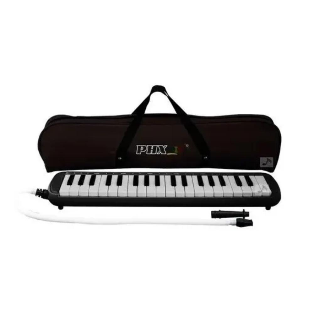 ESCALETA PHX 37 TECLAS C/CASE e bocal PRETO KQ-37 BK