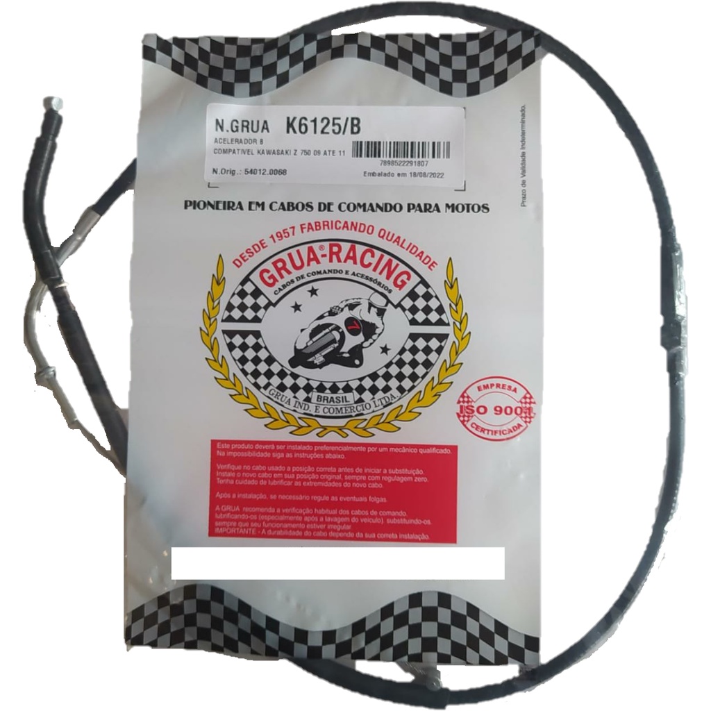Cabo Acelerador B Kawasaki Z 750 Z750 Grua Racing K6125/b