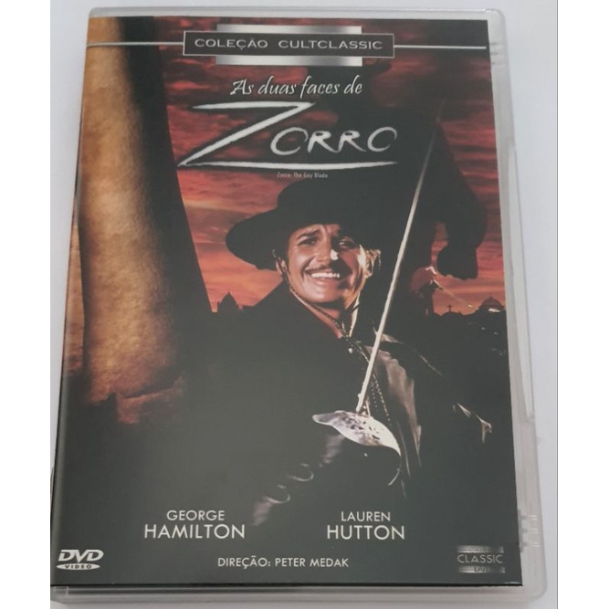 As duas faces de zorro - dvd