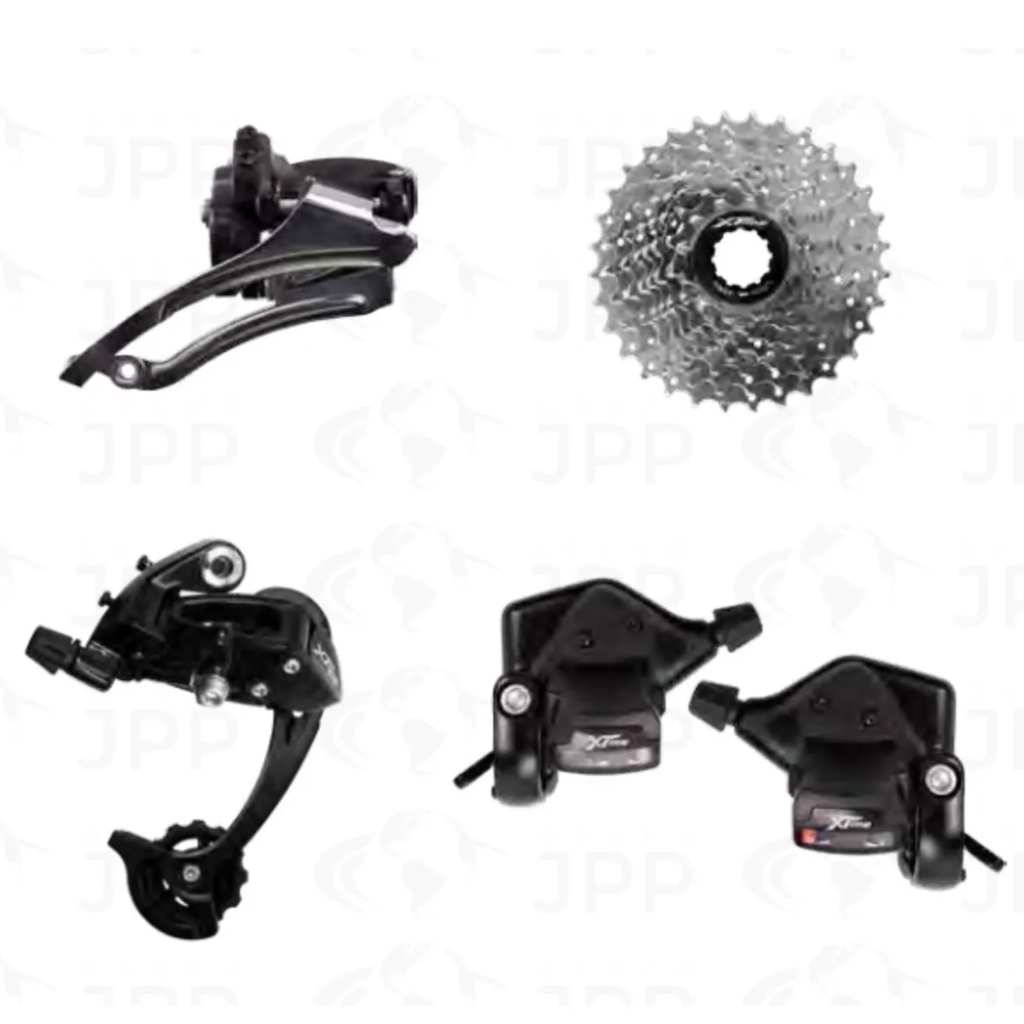 Kit Transmissão 8v Bike Xtime Mtb 24v Bike 3x8v