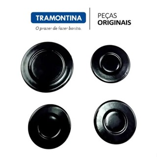 Kit Espalhadores Tampa Chama Para Cooktop Tramontina 4 Bocas