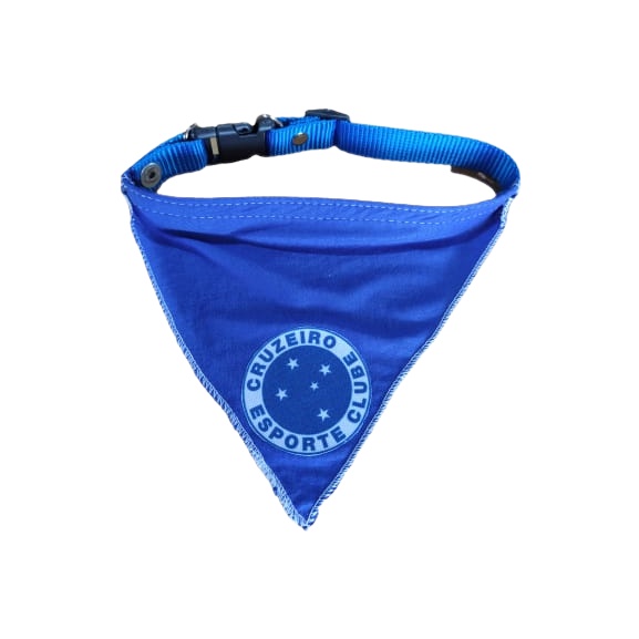 Coleira Com Bandana Pet Futebol - Cruzeiro