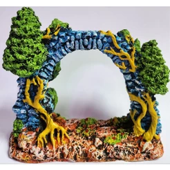 Enfeite Resina Para Decoração de Aquários Portal Cor Variados