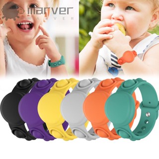 MAXQUEEN Pulseira Anti-Perda De Silicone Para Airtag/Multicolorido