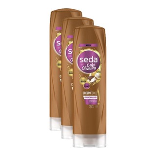 Kit 3 Condicionadores Seda Crespo Force by Gabi Oliveira 325ml cada