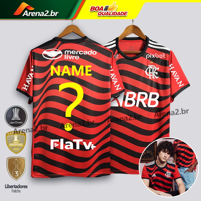 4 Camisa Brasil Personalizada Com Nome E Numero Preta, Azul - Escorrega o  Preço