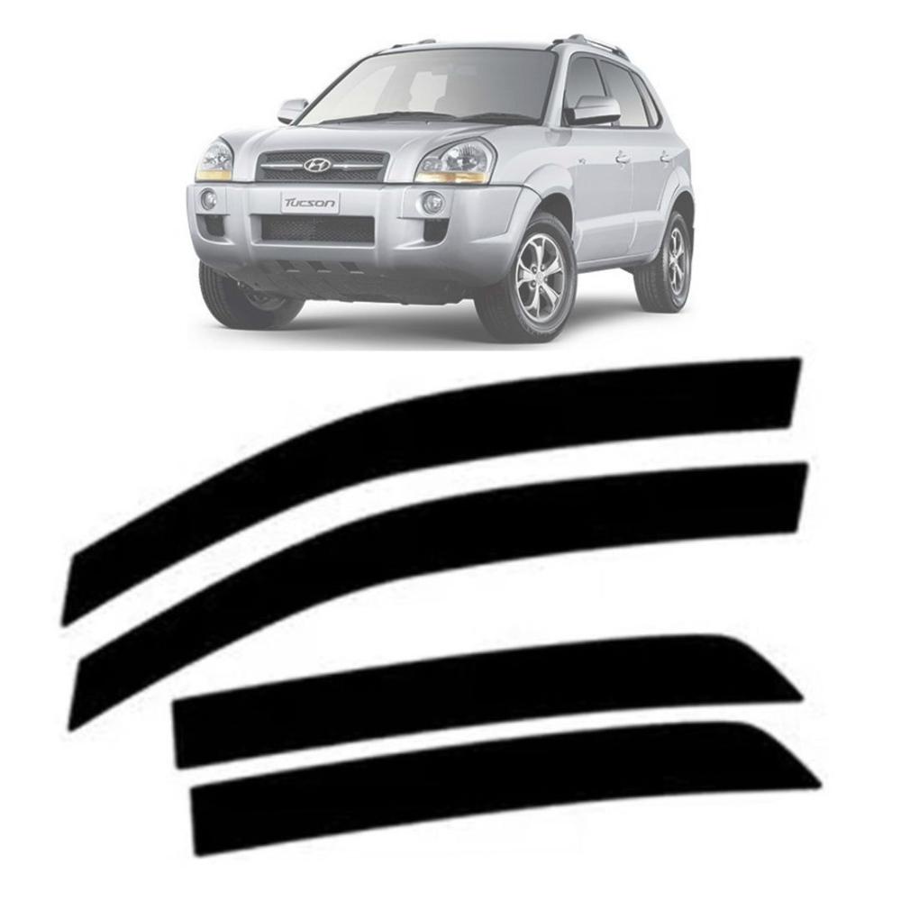 Calha de Chuva Fumê TG Poli Tucson 2004 até 2017 em Oferta na Shopee