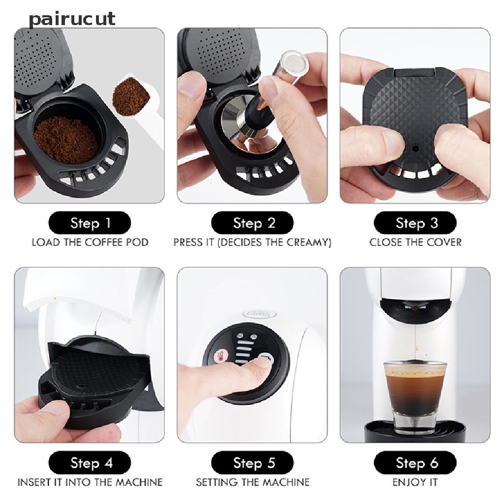 Adaptador De Cápsula Reutilizável Uiu Para Conversor De Café Dolce Gusto Compatível Com Genio Ui