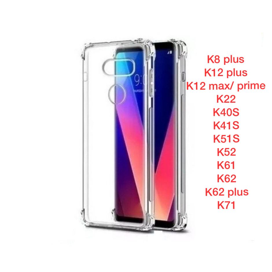 Capa Capinha Anti Impacto Transparente Modelos Variados ( K8 Plus, K12 Plus, K12 Prime/ K12 Max, K22, K40S, K41S, K51S, K52, K61, K62, K62 Plus, K71) Pronta Entrega