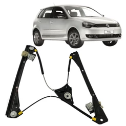 Máquina Vidro Polo Hatch Porta Dianteira Direito 2002 A 2014