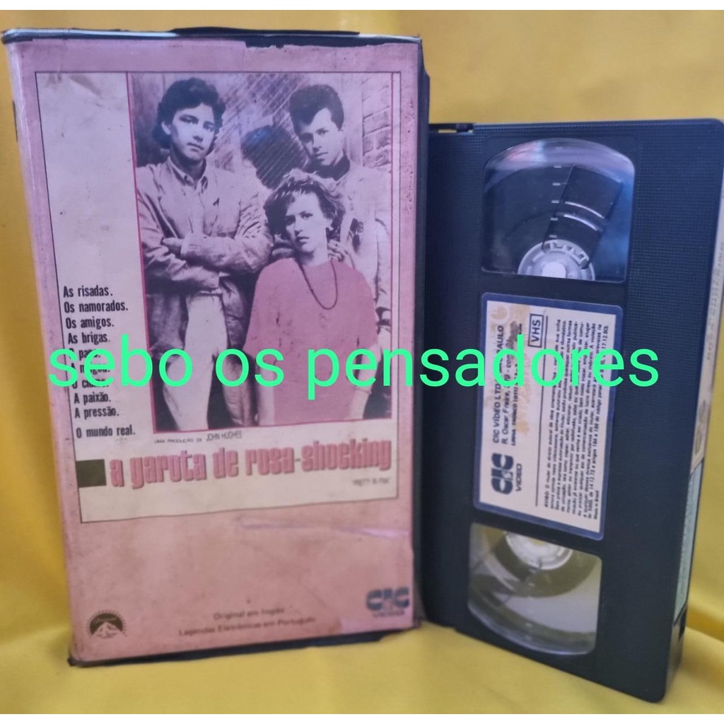 A GAROTA DE ROSA-SHOCKING / VHS | Shopee Brasil