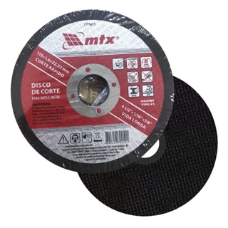 Disco de Corte Para Esmerilhadeira Fino de 4.1/2 x 1/16 MTX em Oferta na Shopee