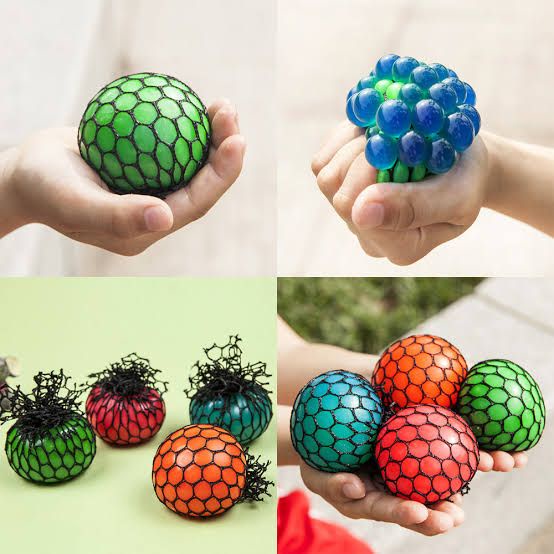 Brinquedo Squishy Mesh Ball Estresse Alivio Bola de Uva Mão Fidget Toy Brinquedo ENVIO ALEATORIO