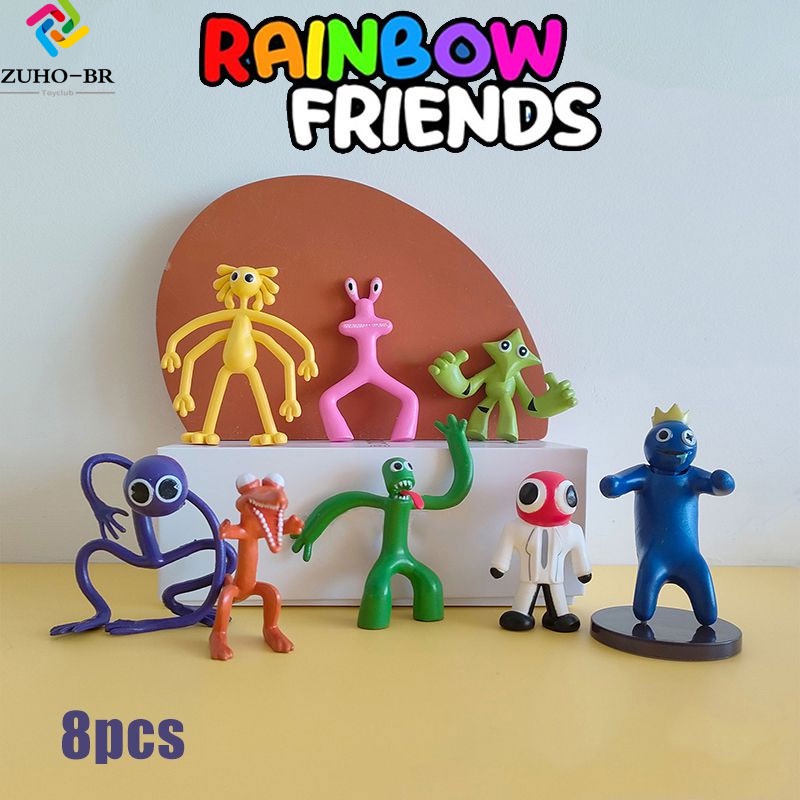 8 Bonecos Rainbow Friends E Doors Roblox Funko Pop Jogo