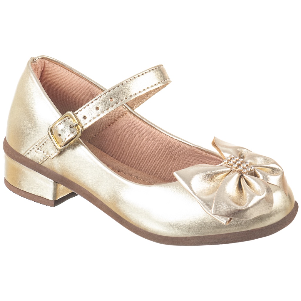 Sapatilha Infantil Feminina Laço Grande Strass Boneca Salto Macio Baixo Alto Médio Festa Moda Blogueira Confortável em Oferta na Shopee