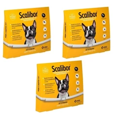 Kit 3 Coleiras Scalibor P 48cm Leishmaniose Antipulgas