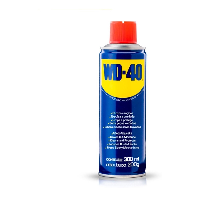 WD40 Spray Produto Multiusos - Desengripante Lubrificante 300ml Original