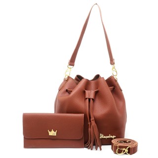 Kit Bolsa e Carteira Feminina Shopbag Saco Egito