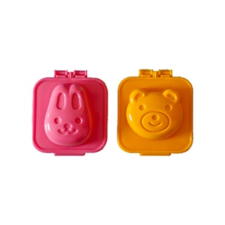 Forma para Modelar Ovo Cozido - Urso e Coelho em Oferta na Shopee