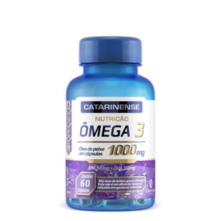 Ômega 3 1000mg Óleo De Peixe 60 Capsulas Catarinense