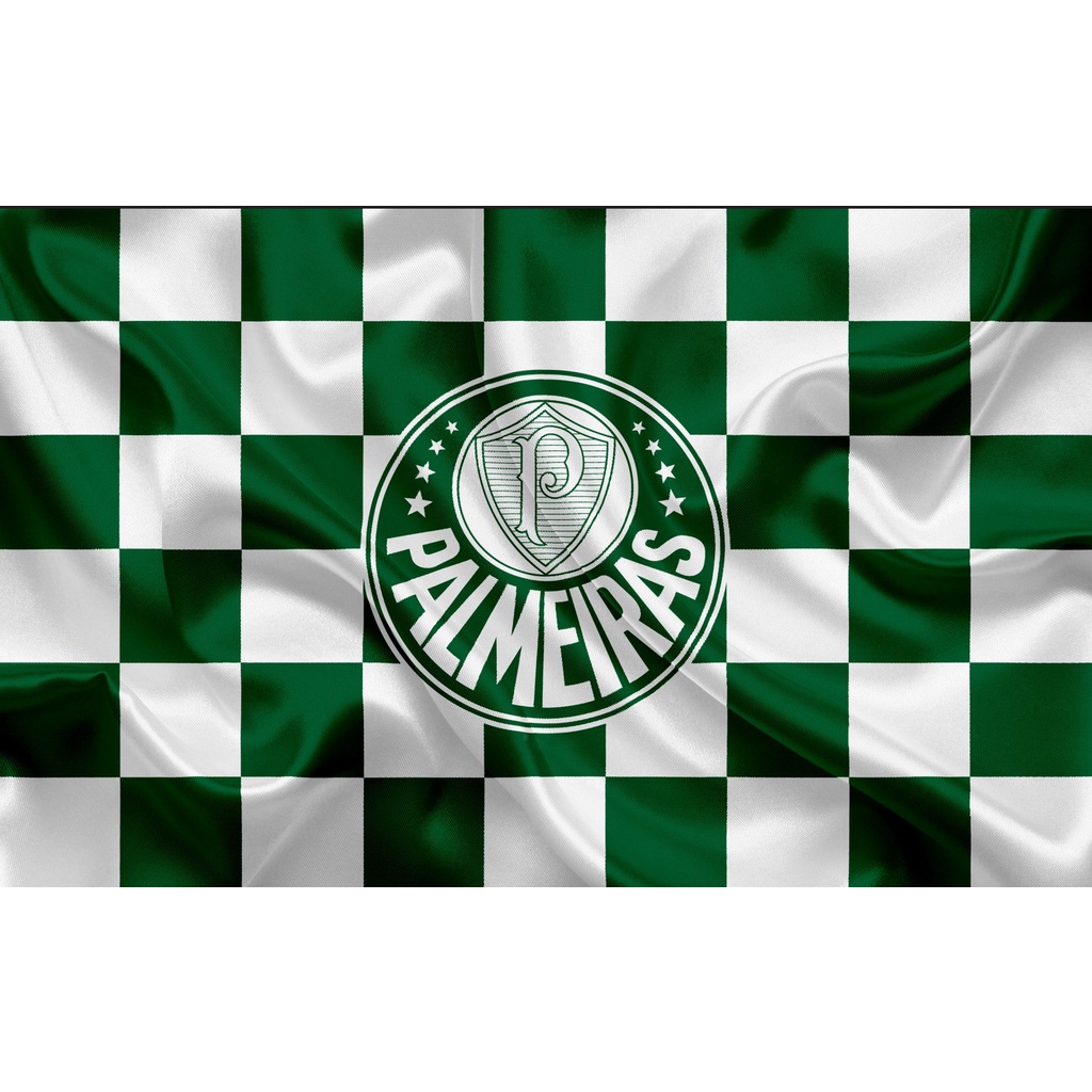 Papel de parede Palmeiras bandeira linho