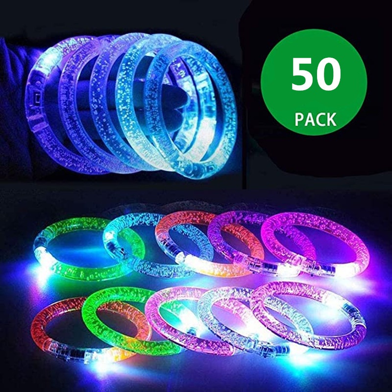 Pulseiras Led Brilho Iluminam Brilhantes No Escuras Suprimentos Para ...