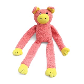 Bichinho de Pelúcia Brinquedo para Cachorro Pet Mordedor Porco com Apito Som Olhos Bordados Chalesco Original