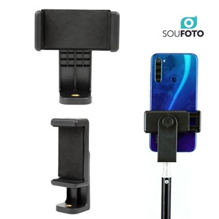 Suporte de Celular Giratório Adaptador 2 em 1 para Tripés Sou Foto SPC-003 Celular Fica na Horizontal ou Vertical