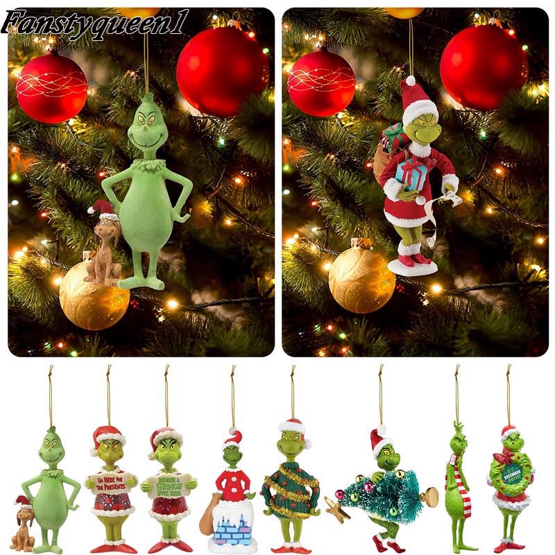 Enfeites De Natal (Decoração De Casa De Natal) Monstro Peludo Verde/(Decoração De árvore De Natal) (Acessórios De Decoração De Casa De Natal Feliz)