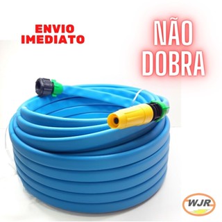 1 Mangueira Anti-torção 15 Metros Flat Azul Barata