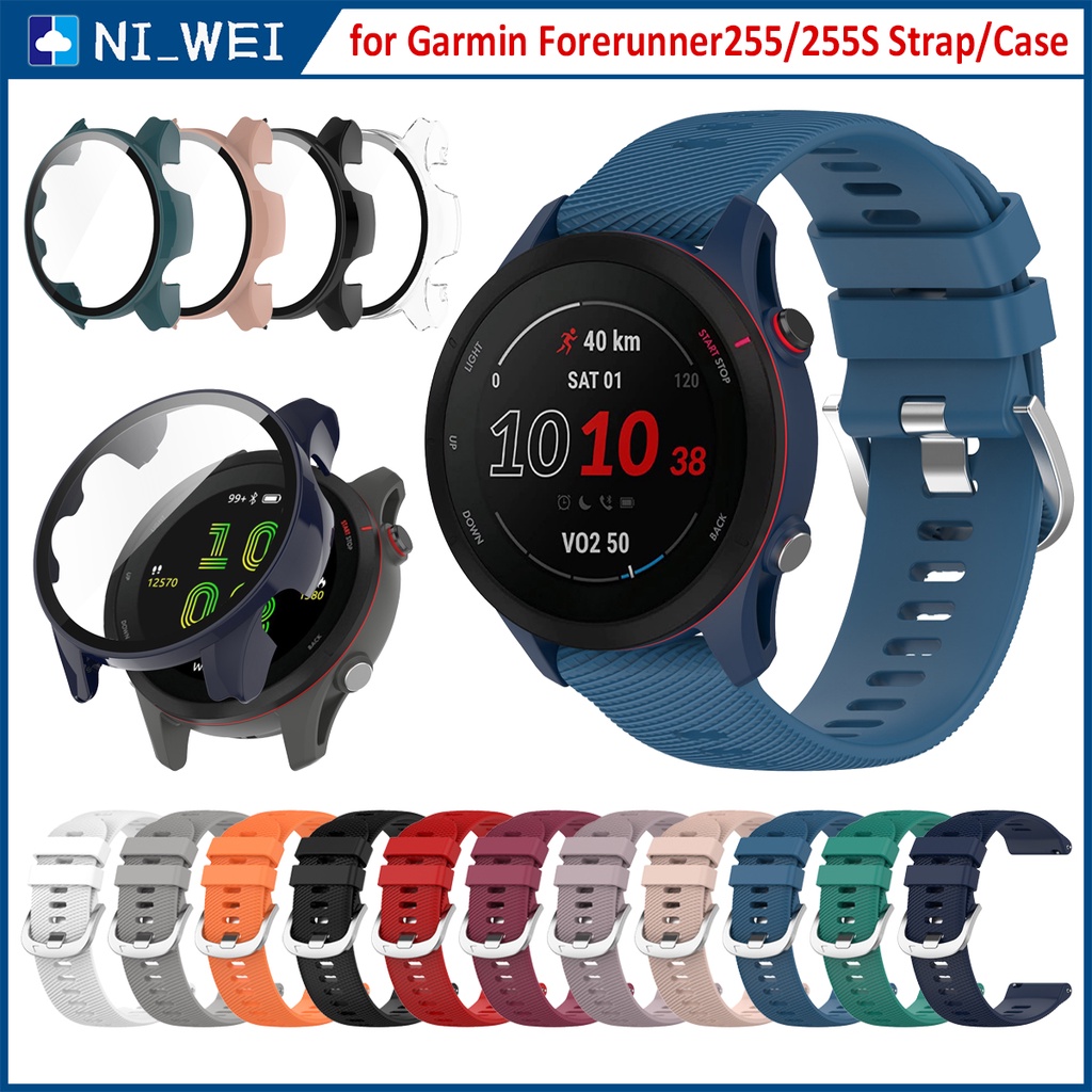 Lot De 2 Coques TPU Ultra Fines Transparentes Pour Garmin Forerunner 255