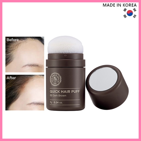 [Contador Genuíno] The Face Shop Cor Natural Cobrindo Almofada De Ar Para Cabelo Em Pó Linha Fina ★ Correio Direto Da Co
