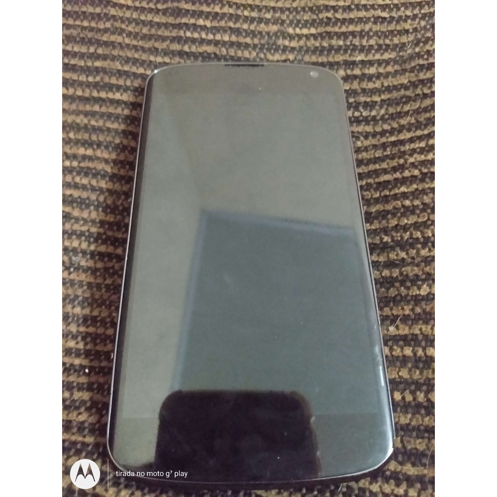 Frontal completa usada Tela Lcd + Touch Celular LG E960 Nexus 4 em Bom Estado