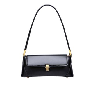 ZARA Bolsa Pequena De Couro Genuíno/Mulheres 2022 Outono Inverno Novo Estilo Alta Textura Baguete De Braço/Portátil De Ombro