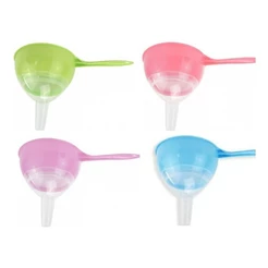 Peneira / Coador Com Funil Grande Keita 2x1 Facil De Usar 27cm