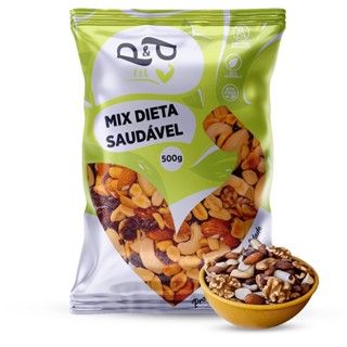 Mix Dieta Saudável Nuts Castanha Nozes Amêndoa Amendoim