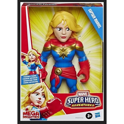 Capitã MARVEL Heroes Mega Mighties Marvel Super Hero Adventures Boneca 25 cm Original Captain Marvel / Carol D