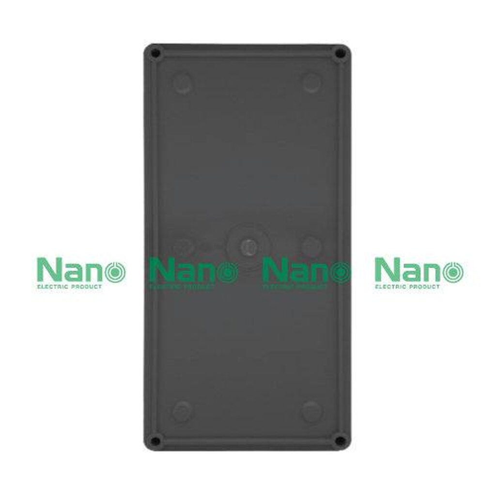 รูปสินค้า NANO Electric® NANO-203CB กล่องกันน้ำพลาสติก ฝาใส ขนาด W127.10xH254xD91 mm (JUNCTION BOX IP65) สีดำ