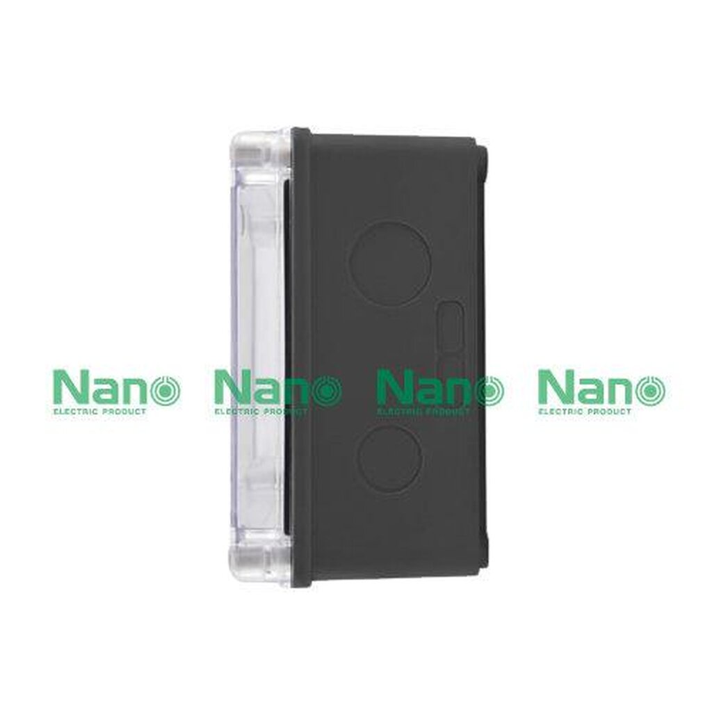 รูปสินค้า NANO Electric® NANO-204CB กล่องกันน้ำพลาสติก ฝาใส ขนาด W149xH149xD82.50 mm (JUNCTION BOX IP65) สีดำ