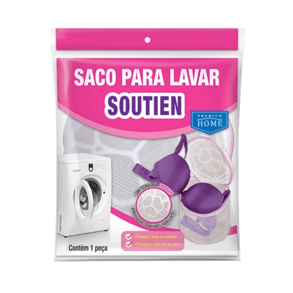 Saco De Lavar Roupas Intimas Sutiã Máquina De Lavar 19x23 cm