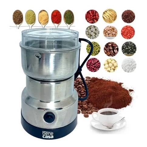 Moedor De Grãos E Café Elétrico Fácil De Limpar Utensilho Para Facilitar seu dia a dia Na Cozinha
