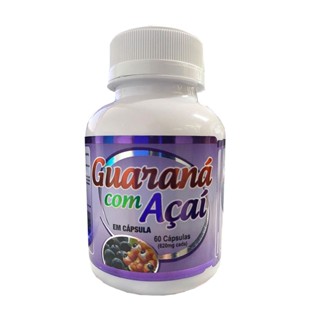Guaraná com Açaí 620mg 60 cápsulas - Poly Flora