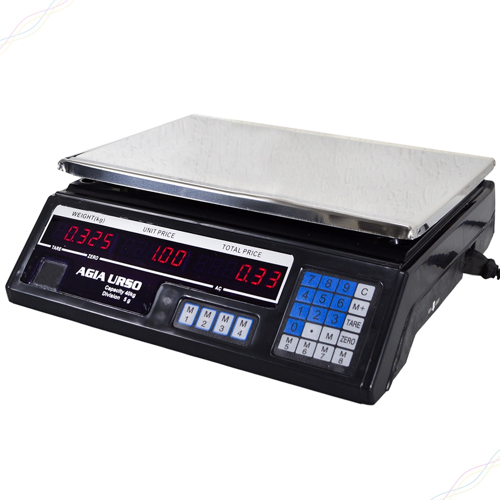 Balança Eletrônica Digital Alta Precisão 40 kg Doméstica Comercial ...