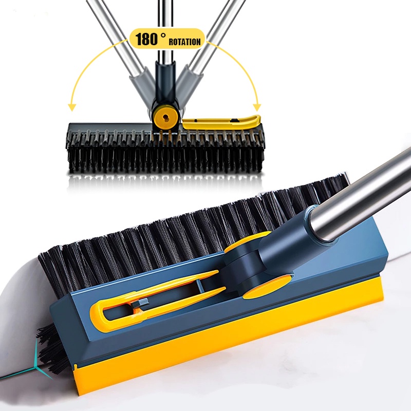Escova 3 Em 1 Esfregão De Piso De Limpeza Com Ranhuras Cabo Longo Mop ...
